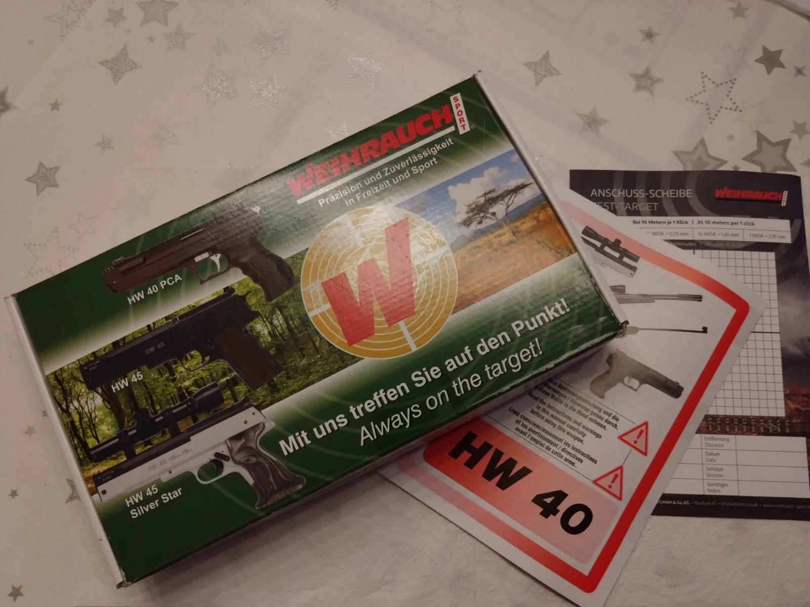 HW40 4,5mm neuwertig mit Wechsellauf 5,5mm jungfräulich