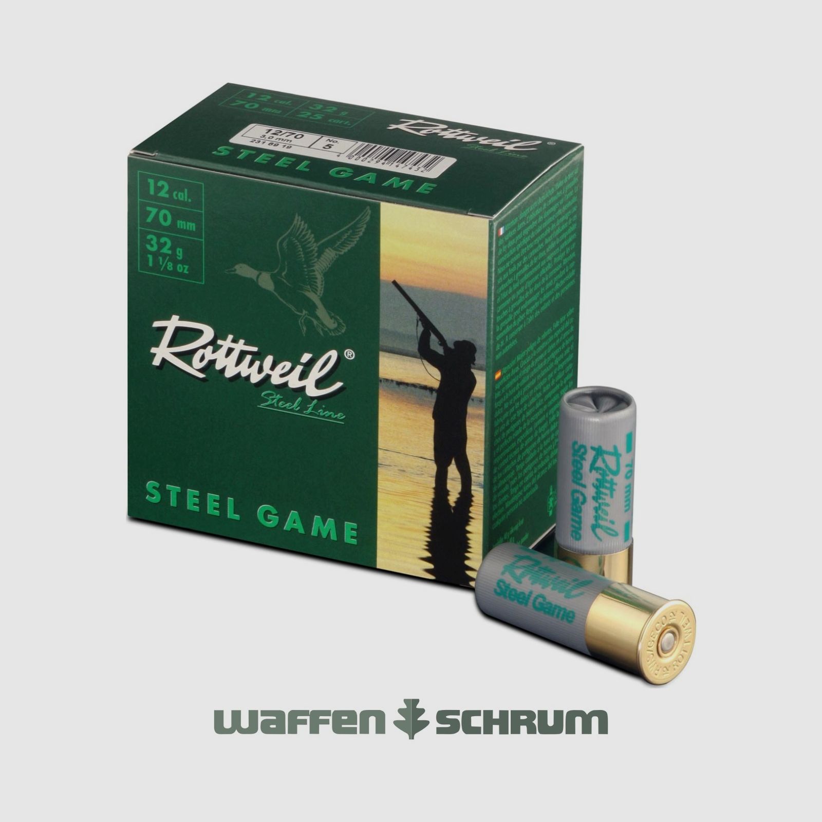Rottweil Steel Game 12/70 3.0mm - 32g