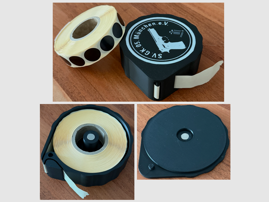 Distributeur de patchs Schusspflaster pour max. 20mm 2000 pcs. rouleau personnalisable avec fermeture magnétique, image 1 sur 9