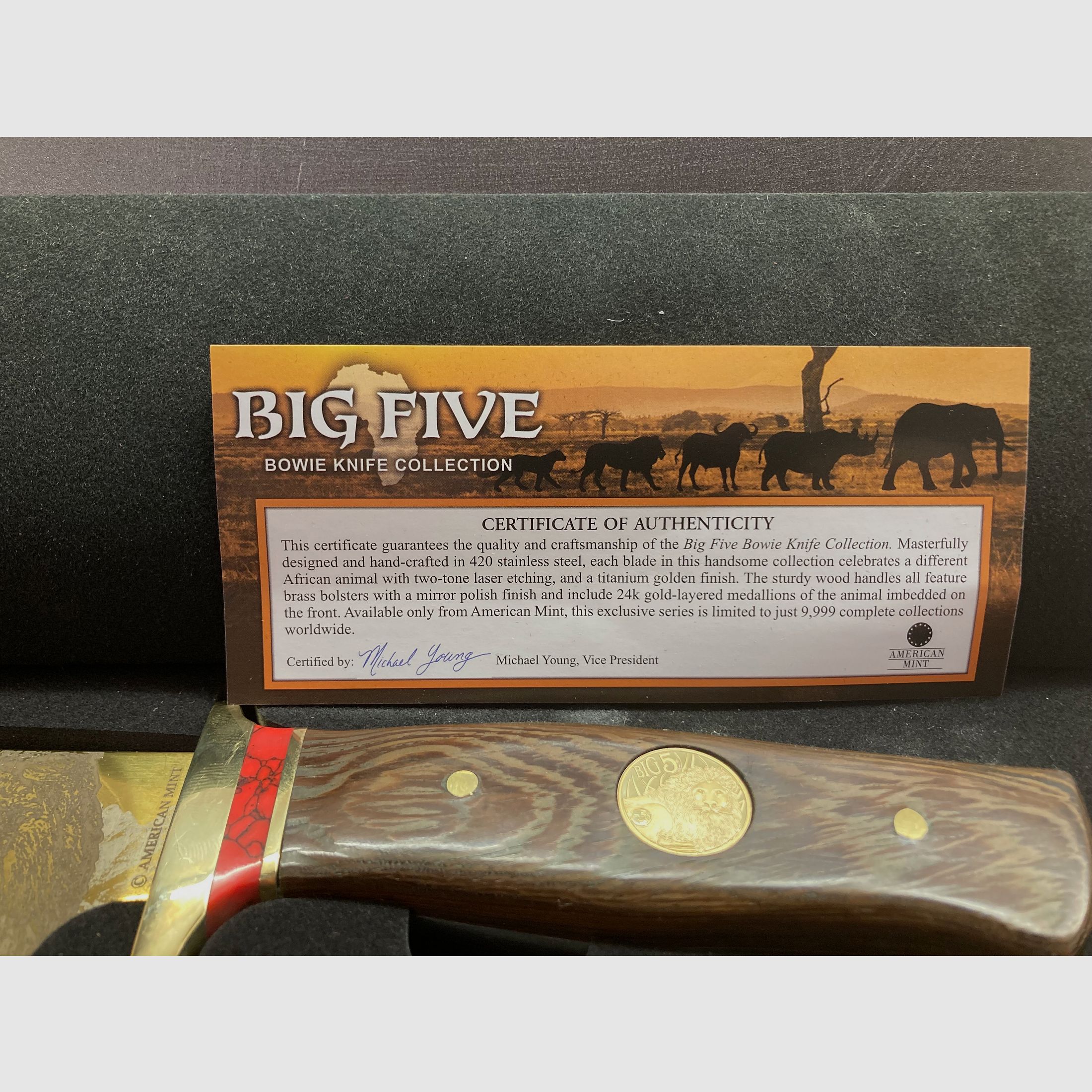 Zwei neue Bowie-Sammlermesser von American Mint