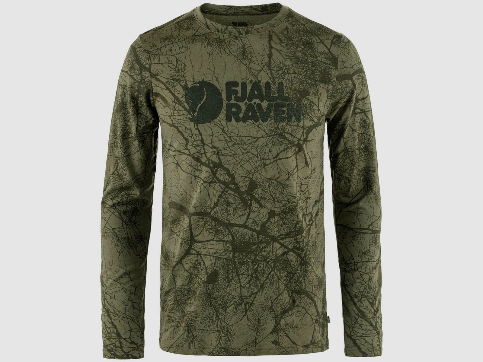 Fjällräven Langarmshirt Värmland Wool (Green Camo)