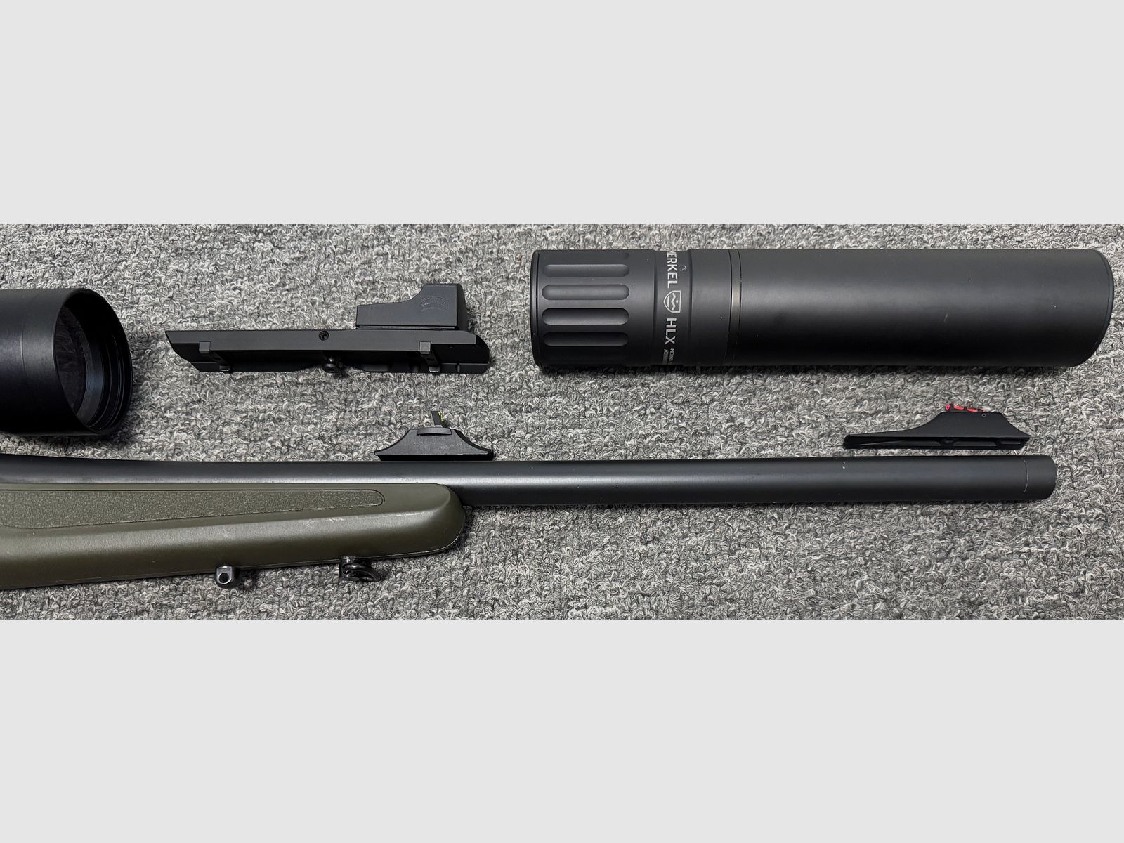 Haenel Jaeger 10  8x57IS + Meostar R2 2,5-15x56 & Fastfire 2 & HLX Schalldämpfer