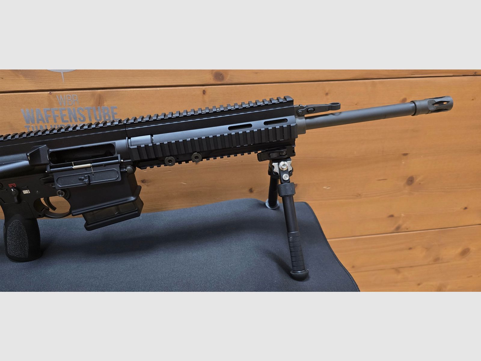 Heckler & Koch MR308 – top condition – proofed 2016 – precision semi-auto .308 Win with swivel and adjustable Atlas bipod