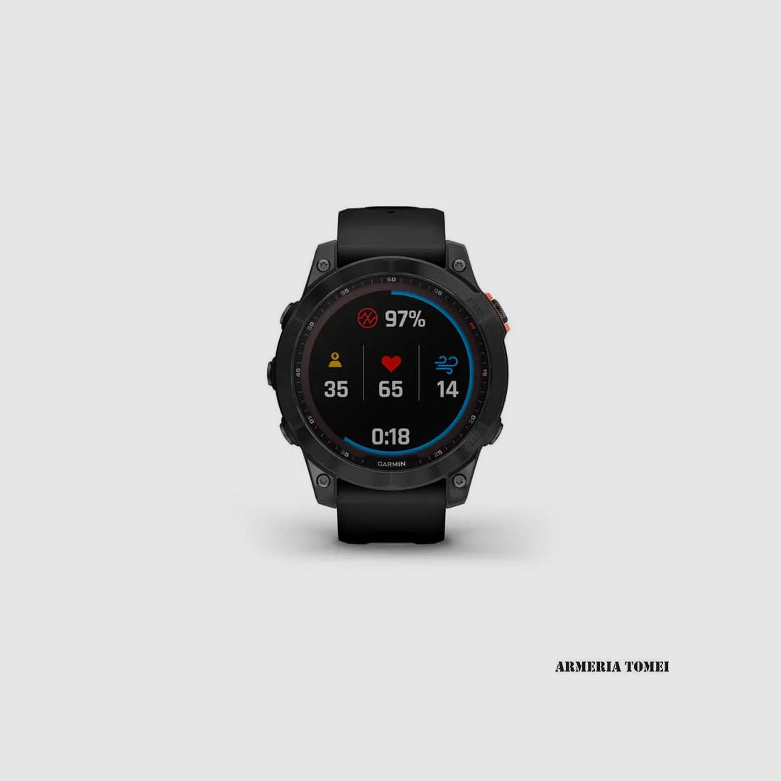 OROLOGIO – GARMIN – FĒNIX® 7 – SOLAR EDITION Slate grey con cinturino Black, immagine 6 di 11