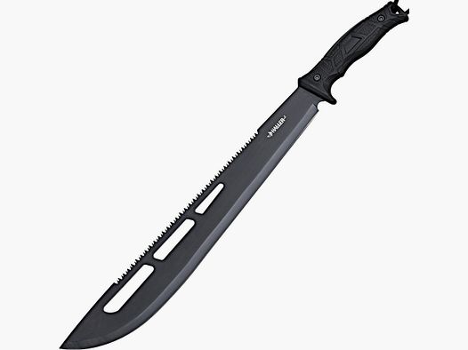 Machete zwart inclusief rugdrager