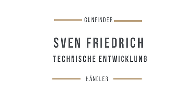 Sven Friedrich, technische Entwicklung (Büchsenmacher)