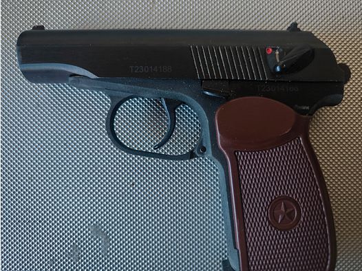 ⚠️ Achtung Plinker & Makarov Fans / Echte Rarität!! Baikal-Makarov MP- 654K Made in Russia & MDI-Braunes Leder Holster!! +1Dose 4,5mmStahlk. 
