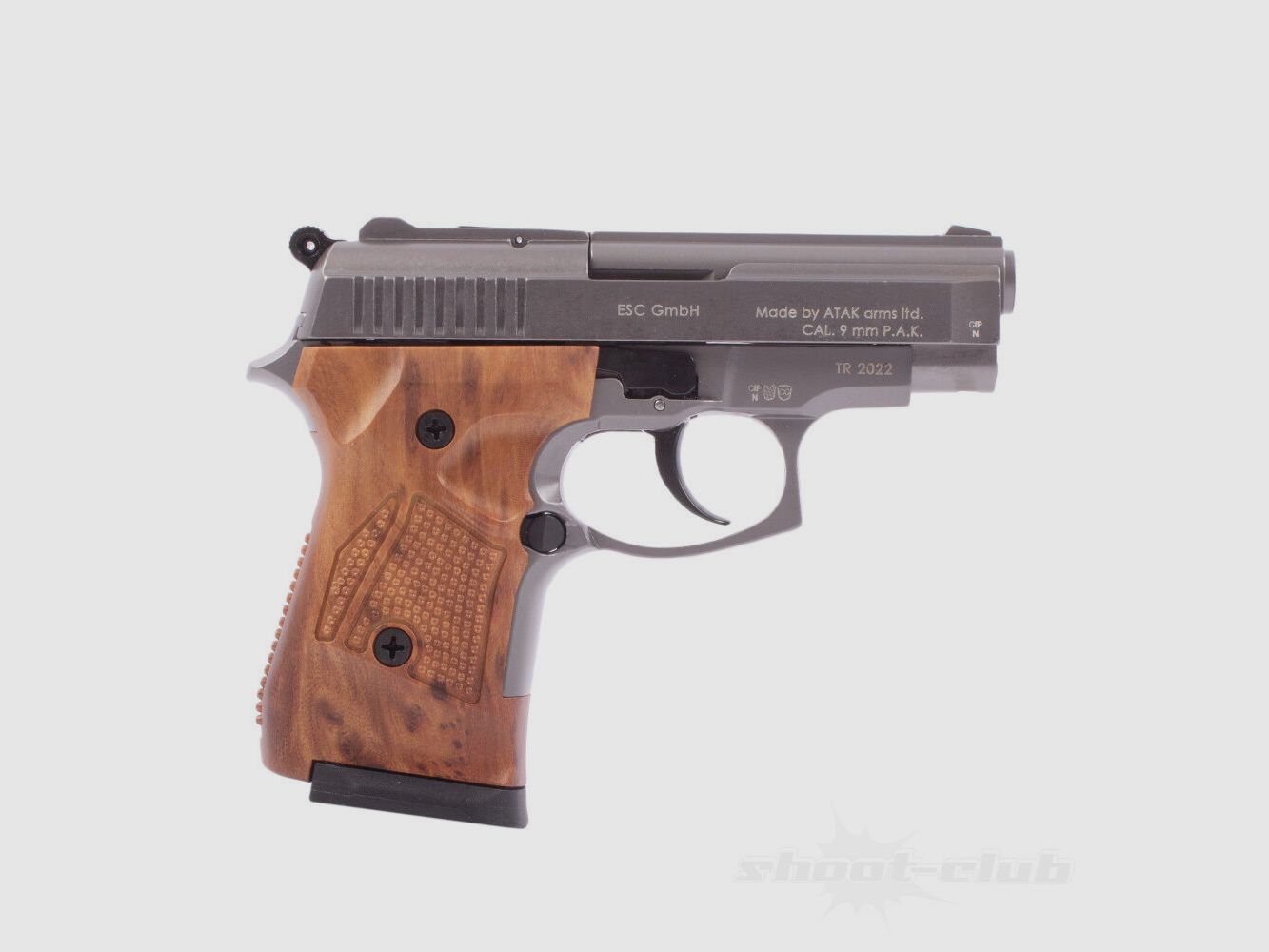 Zoraki 914-P Schreckschusspistole Titan / Holzoptik 9mmPAK