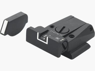 Kit de Visée Micrométrique LPA SPR85RU18 pour Ruger P85 et P89 – Contour Blanc