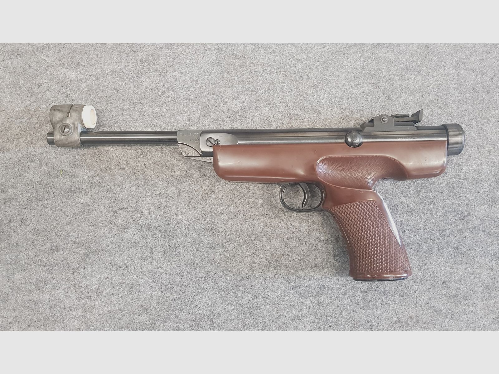 Für Sammler neuwertige  Diana Luftpistole Modell 6 von 1972 Pistole Cal. 4,5mm Diabolo Knicker