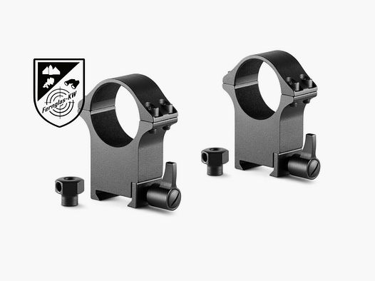 HAWKE 23108 Profi Stahl Ringmontagen Weaver 30mm Extra Hoch 60mm Schnellspann