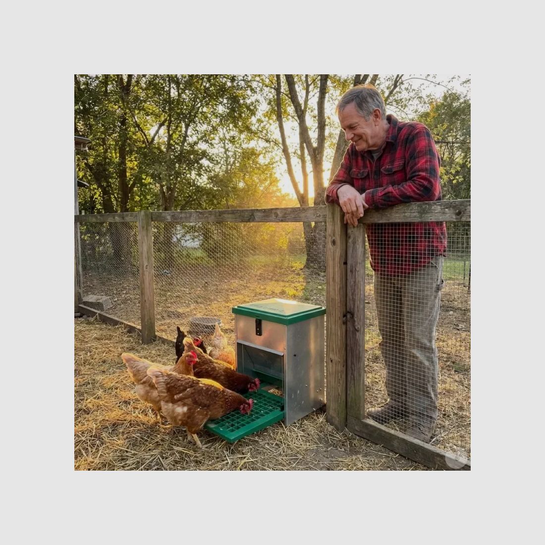 Pest-proof feeder Olba Feedomatic 5 kg with pedal, image 3 of 16