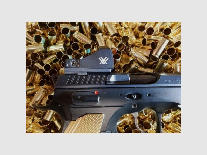 HENNEBERGER Montage f. Leuchtpunktvisier Montageplatte Docter Sight f. BRÜNNER CZ75B & Kadett