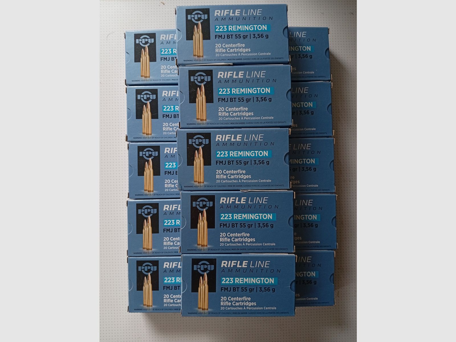 .223 Remington PPU 55gr.