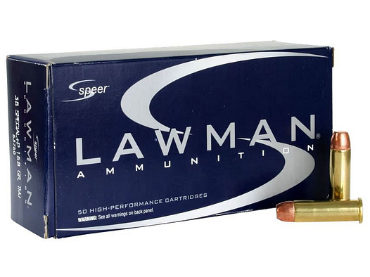 Speer Lawman .38 Special +P 158 Grain TMJ / 53750 *1000 Schuss*