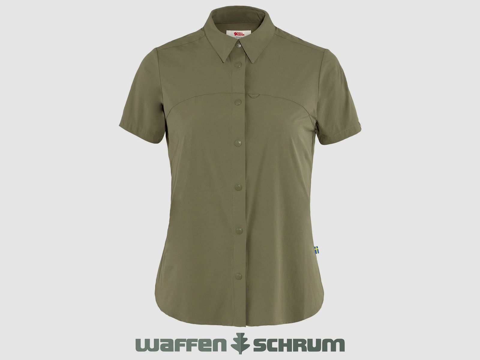 Fjällräven blouse korte mouwen High Coast Lichtgroen