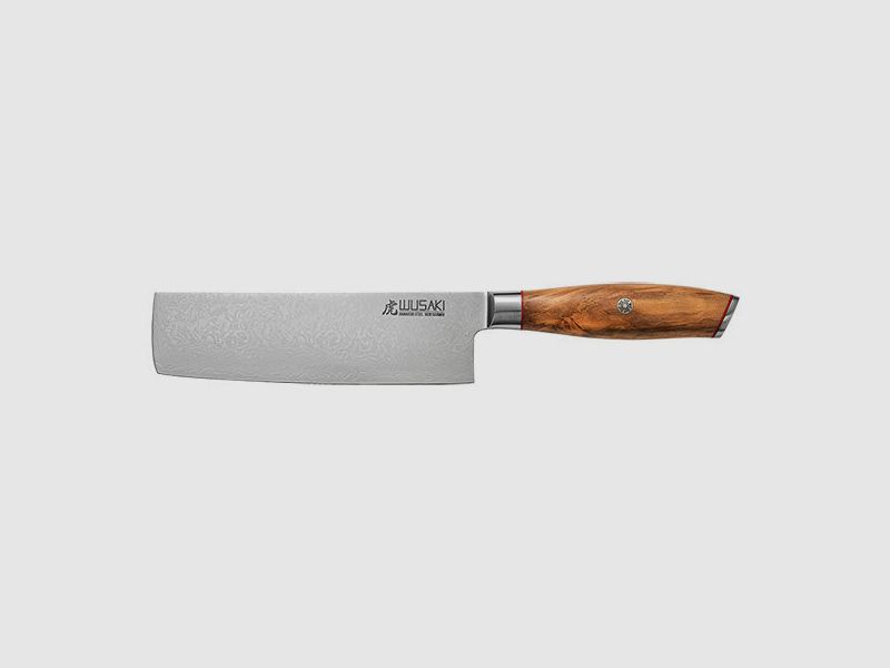 Nóż Wusaki Nakiri Damaszek 10CR