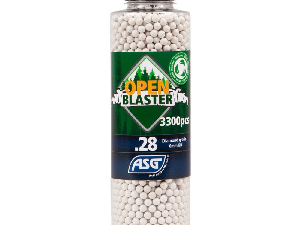 ASG Open Blaster Airsoft Bio BB 0,28g 3300 Stück Weiß