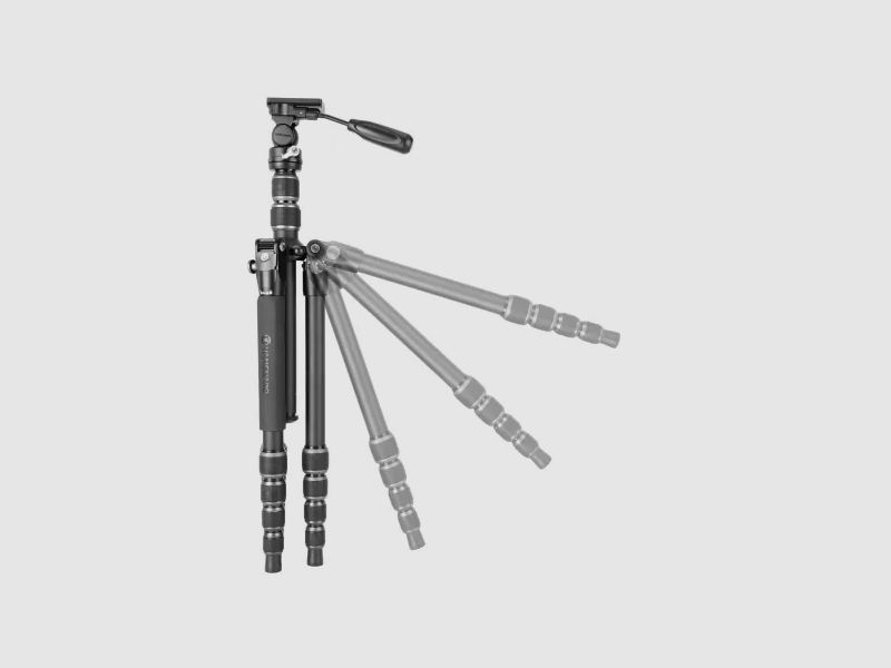 Vanguard Veo 3T 265HAP - Aluminium Reisstatief, Pan Head, afbeelding 15 van 21