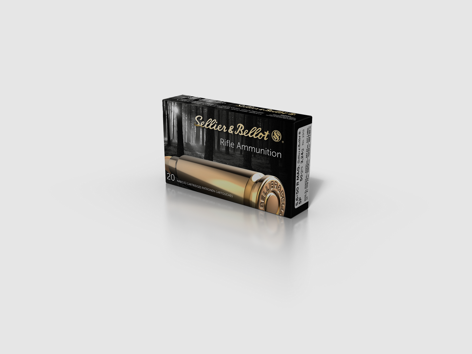 Sellier & Bellot Büchsenmunition 5,6 x 50 R Mag 3,2g Soft Point
