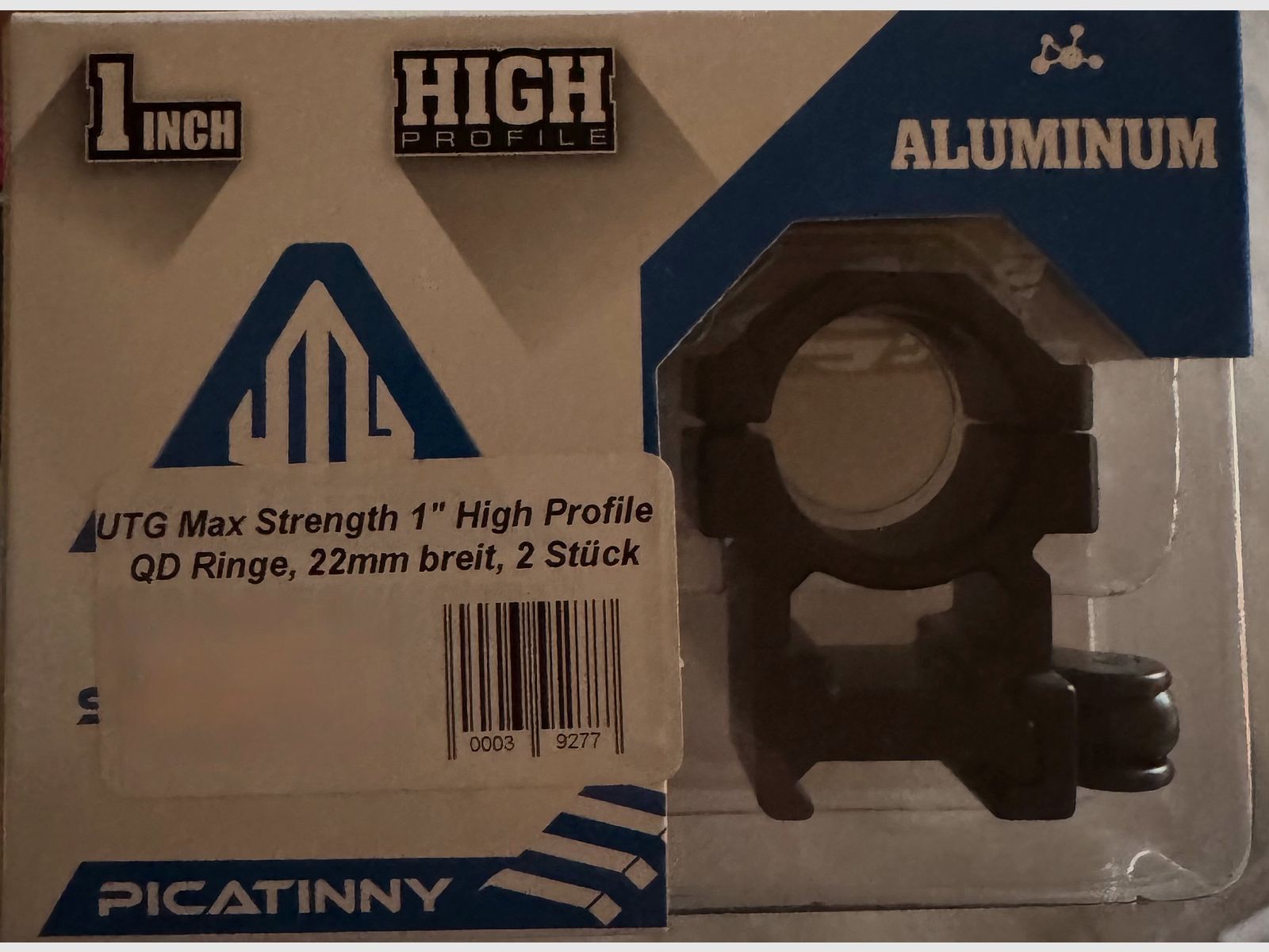 UTG QD Hochprofil Montageringe