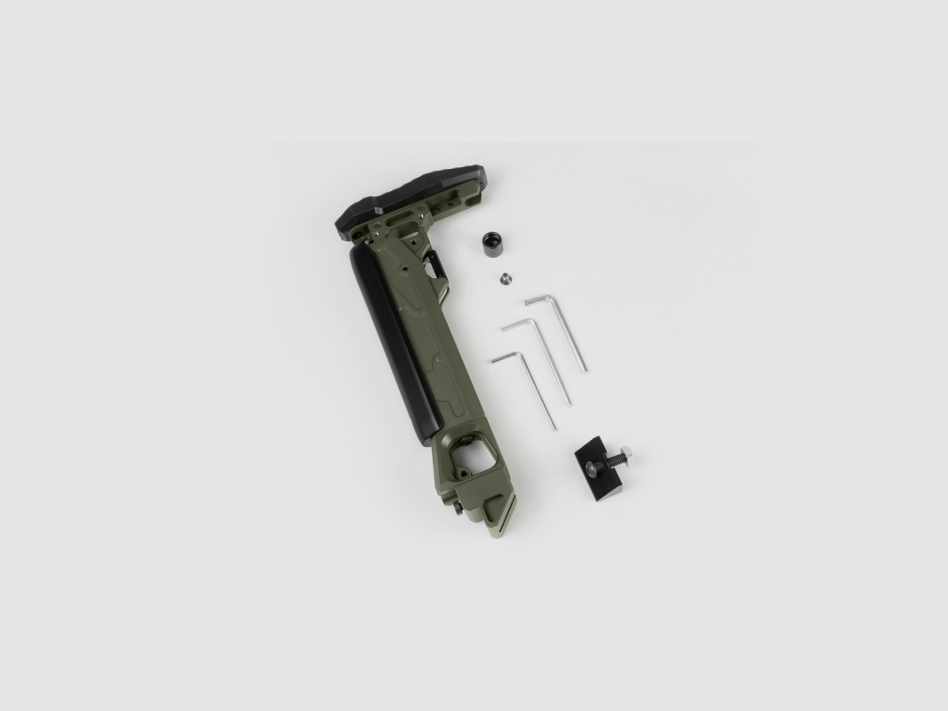 KPYK Fester Teleskop Hinterschaft für AK CRC 9035 OD Green