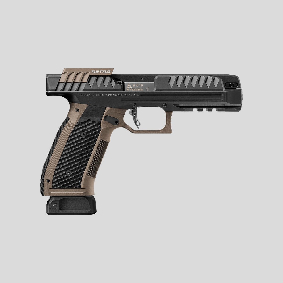 Laugo Arms – Alien Retro kit threaded barrel (Black/Green) [9mm Para], Bild 2 von 7