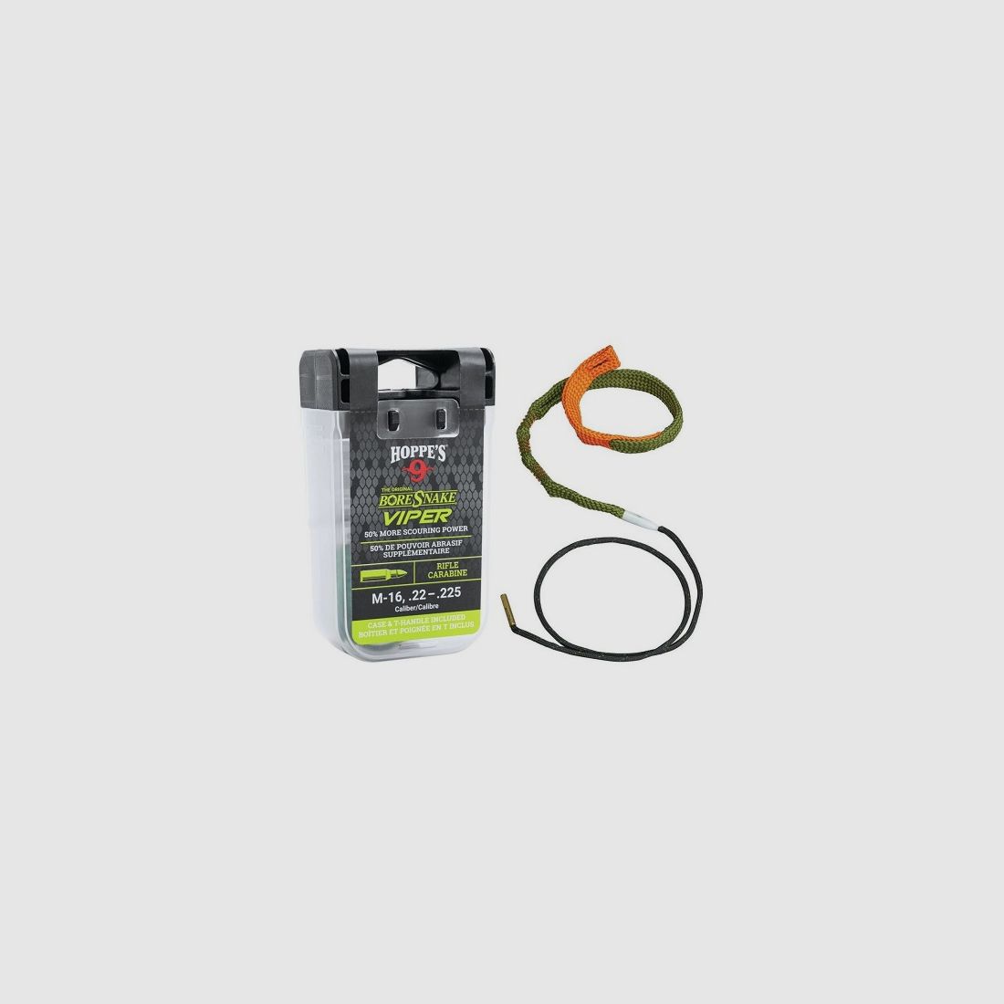 Hoppe’s BoreSnake Viper – Cleaning Cord M16 / Cal. .22-.223 Rifle #24011VD | Boxed Edition