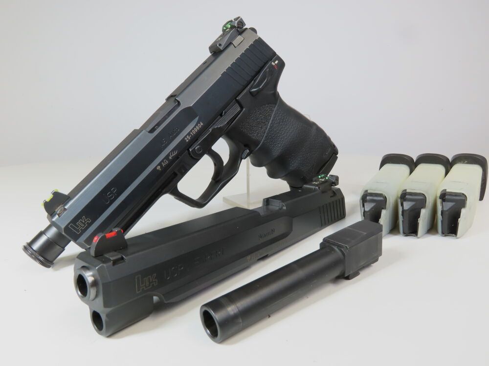 Heckler & Koch USP incl. Wechselsystem + Wechsellauf
