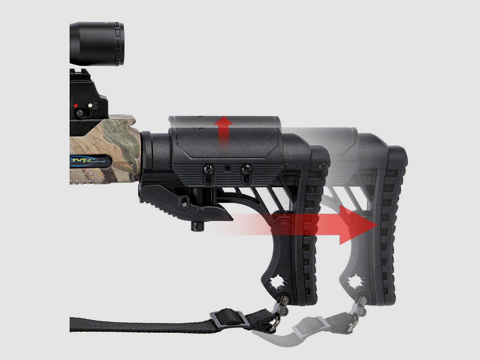 SET Compoundarmbrust Man Kung Kraken XB58 Forest Camo 200 lbs (P18)