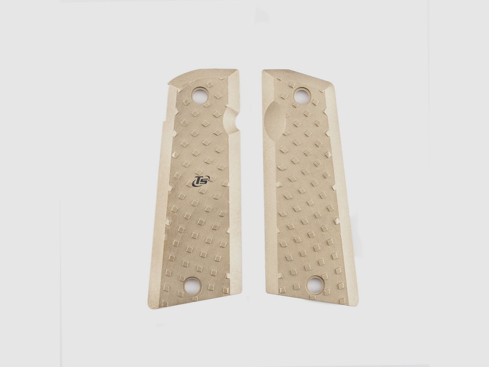 Kurze Griffe - Vibram-Modell - TONI SYSTEM /  Short grips - Vibram model - TONI SYSTEM *  ITEM CODE GO1911VC-BR