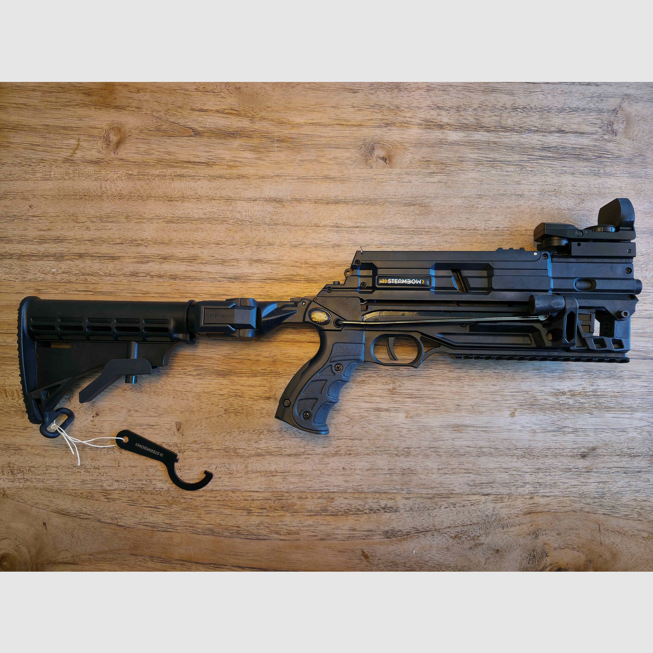 Steambow AR-6 Stinger II Tactical - SET - Viel Zubehör!