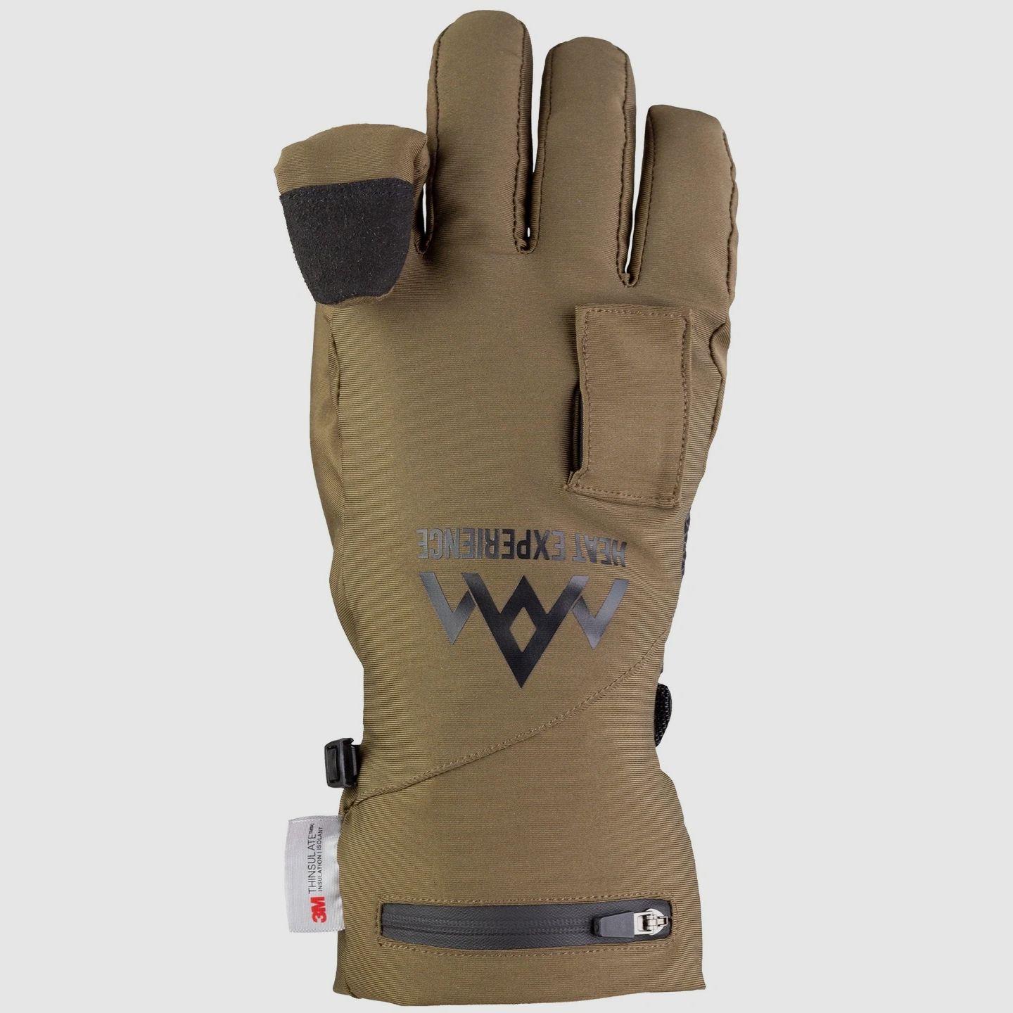 HeatX Heated Hunting Gloves Oliv Green XXL
