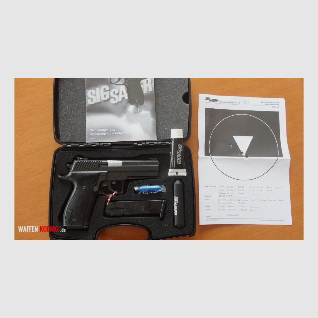 Sig Sauer	 SL-PISTOLE; SIG SAUER P226 LDC-2 IN Black CAL. 9MM