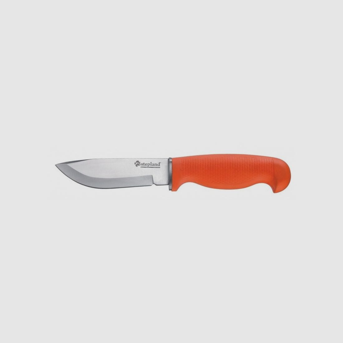 STEPLAND-MESSER GRIFF GUMMI ORANGE STAHL 420