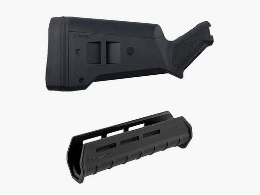 MAGPUL MOSSBERG 500 SGA KOLBA I ZESTAW PRZEDNIEGO CHWYTU M-LOK, CZARNY