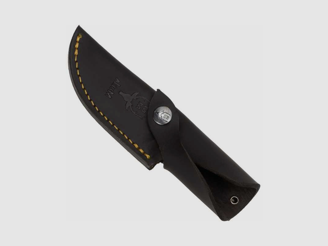 Muela Messer Small Rhino Olivenholz und Lederscheide