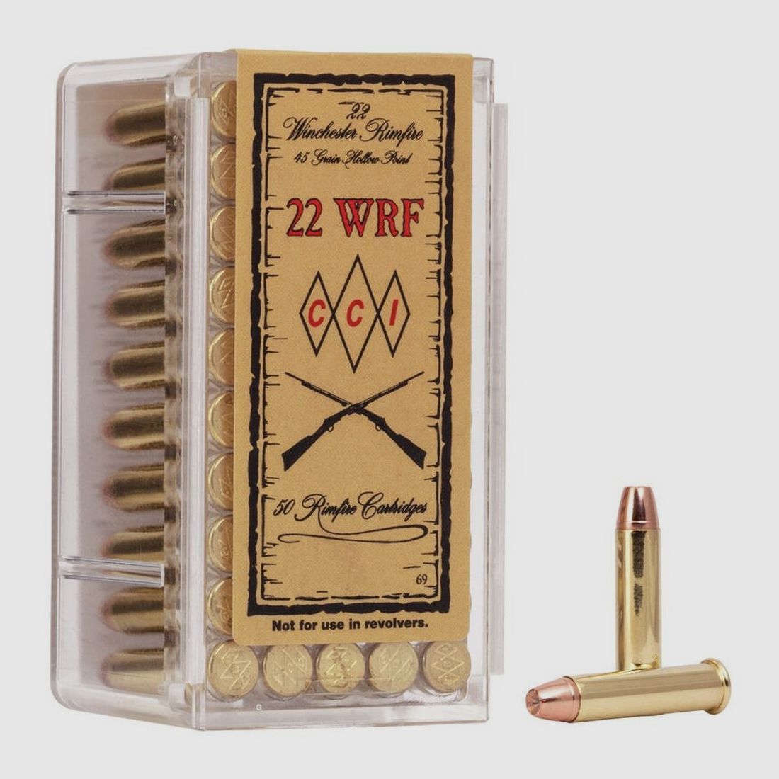 22 Winchester Rimfire CCI CCI 22 WRF 45 gr TNT JHP VE50