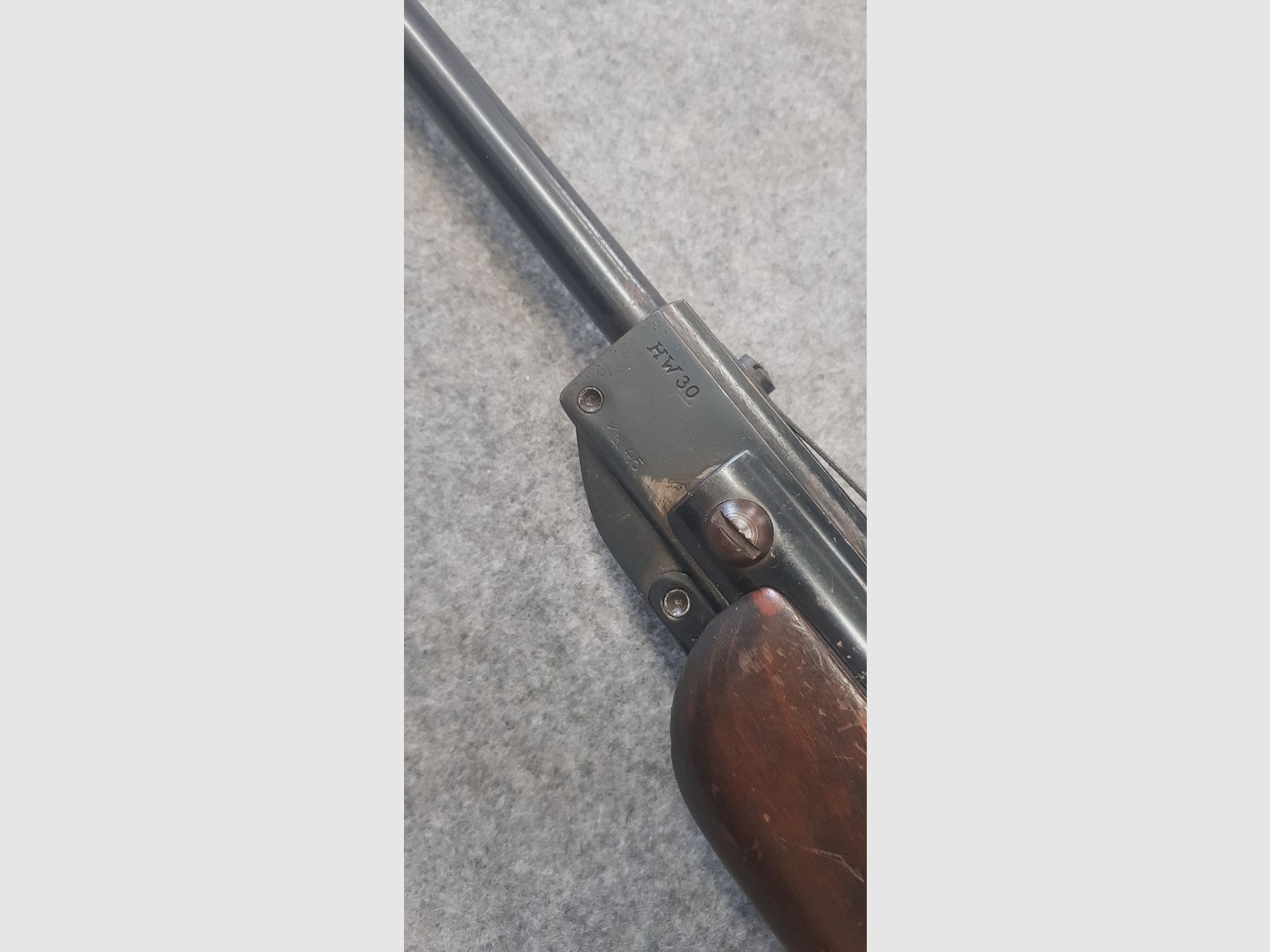 Bardzo stary karabinek sprężynowy Weihrauch HW30 bez znaku F z lat 50/60-tych kal. 4,5 mm diabolo