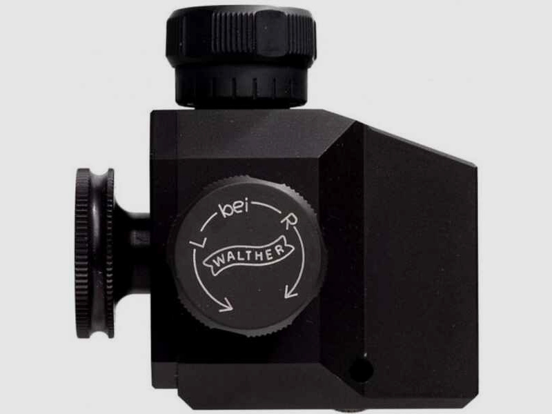 Diopter Walther Match schwarz für LG/KK