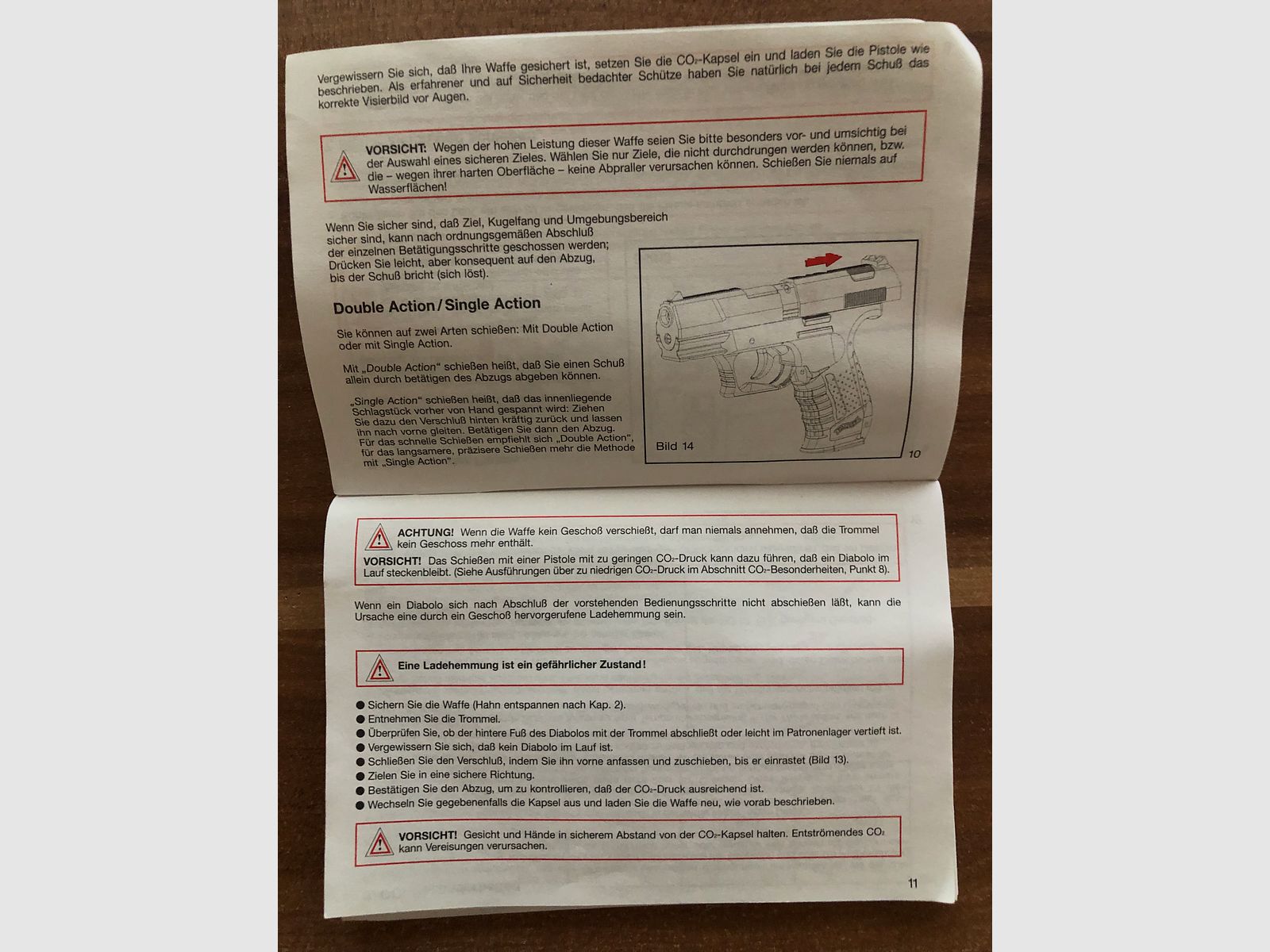 Walther CO2 CP99 pistola per pezzi di ricambio