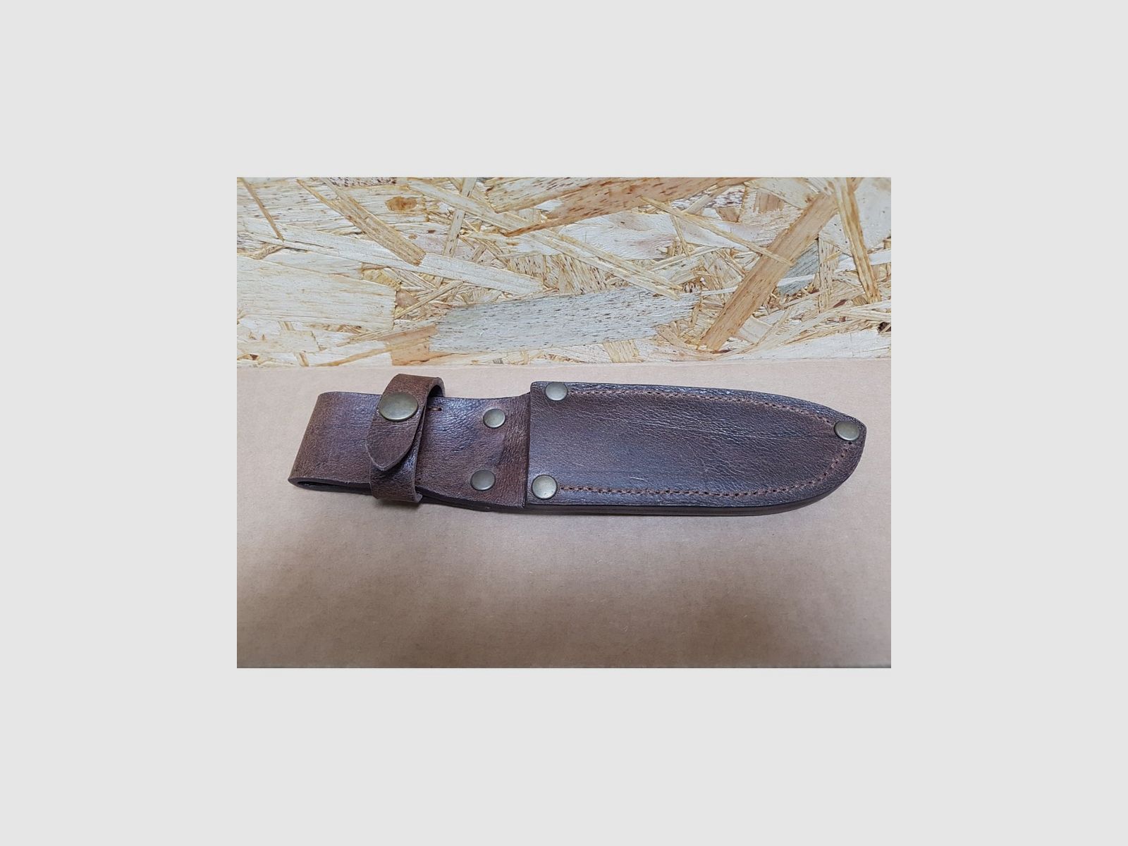 Handgefertigtes Jagdmesser mit Griff aus Amazonasnussbaum K720 Stahl, Bild 6 von 7