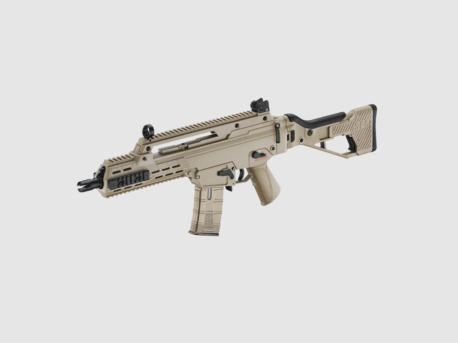 ICS G33 Compact Assault Rifle [ICS-234] SFS Stock Tan Wolno od 18 – S-AEG – F