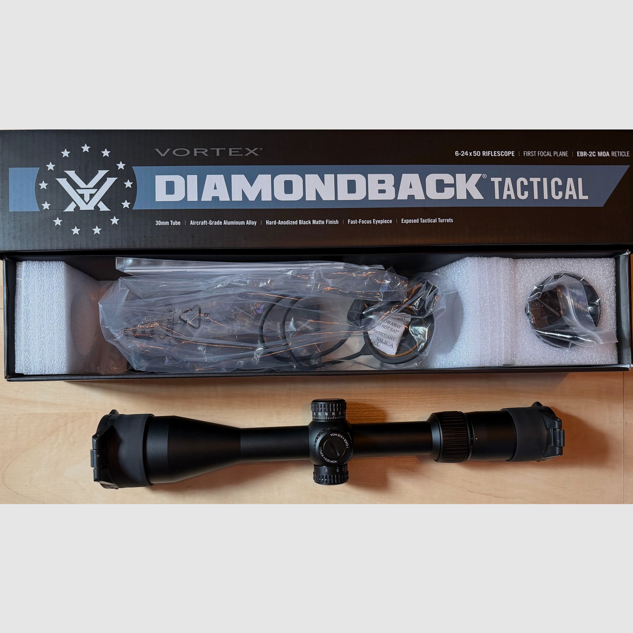 Vortex Diamondback Tactical 6-24x50 FFP MOA