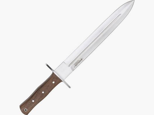 Einfacher Dolch mit Walnussholz Griffstück