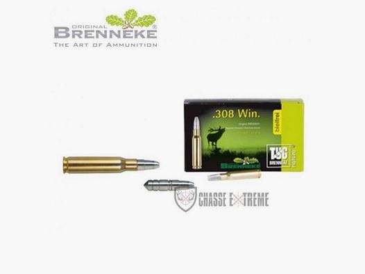 20 Munitions BRENNEKE TUG Cal 308 Win 181Gr