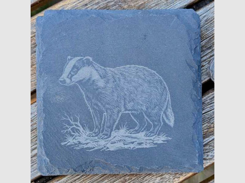 Hunting-themed slate coasters for hunters
