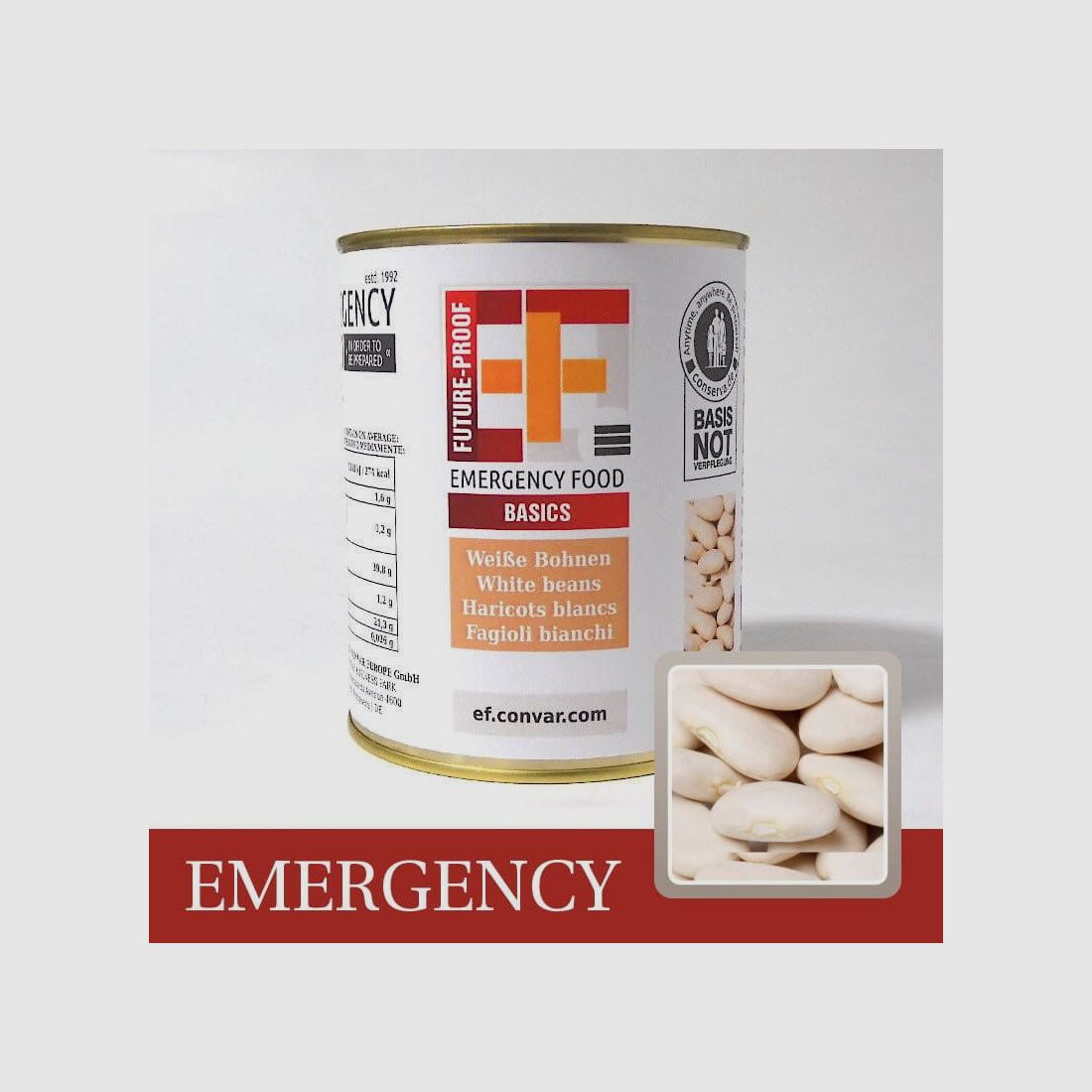 CONVAR EF BASIC Fagioli bianchi (400g)