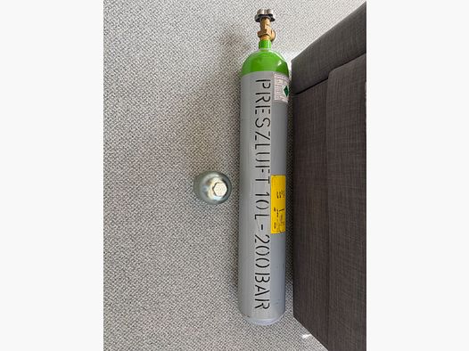 Pressluftflasche 10 Liter 200 Bar