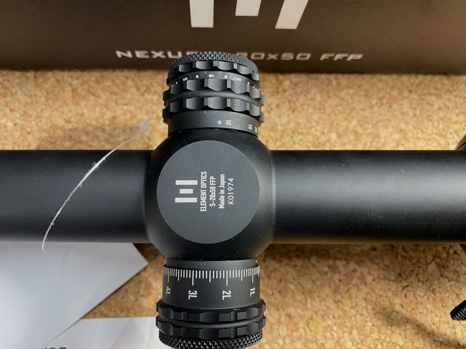 Element Optic Nexus 5-20x50 FFP1 APR1C MRAD telescopio de rifle / Rifle Scope